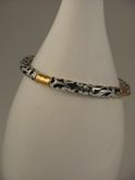 Bracelet Stretcfh Silver w/2 Tone
