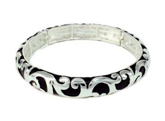 Silver Stretchable Bracelet