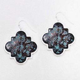 Patina & Silver Earrings