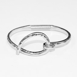 Silver Hinge Bracelet