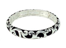 Silver Stretchable Bracelet