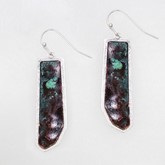 Patina & Silver Earrings