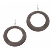 Leather Fish Hook Earrings