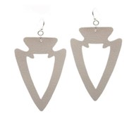 Leather Fish Hook Earrings