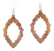 Leather Fish Hook Earrings