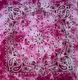 Tie Dye Bandana Pink