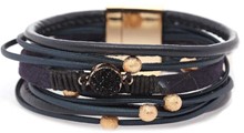 Leather Magnetic Bracelet MNT