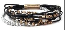Glass Layered Magnetic Bracelet WGGRY
