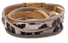 Leather Wrap Magnetic Bracelet